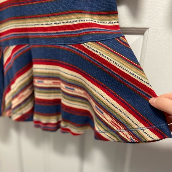 LRL Lauren Jeans Co Ralph Lauren Aztec Tribal Striped Dress Size Small - Picture 5 of 5